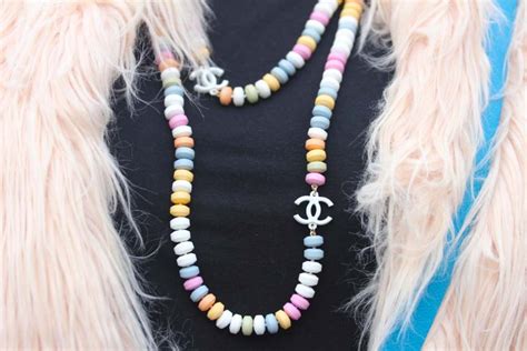 chanel necklace that looks like candy